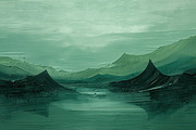 Painted Artistic Landscape Bundle, a Background Photo by M9 Design (Thumbnail 4 of 15)