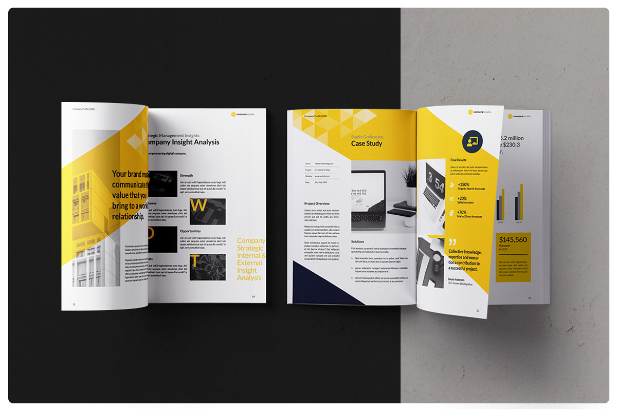 Company Profile Brochure, a Brochure Template by StudioGraficso (Photo 3 of 9)