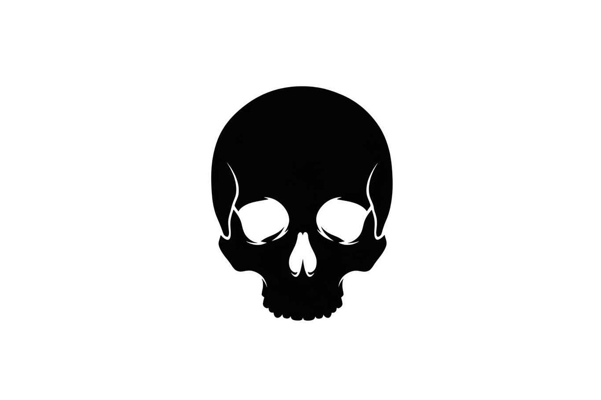 50 Skull Head Silhouette Vector Bund, an Illustration by Creativeshirt (Photo 11 of 51)