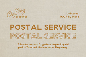 POSTAL SERVICE: Love Letters