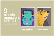 Classic Monsters Stamp, a Graphic by paulopivato (Thumbnail 3 of 3)