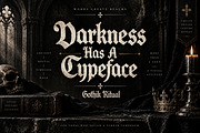 Gothik Ritual — Timeless attitude., a Blackletter Font by Wow Magic (Thumbnail 6 of 6)