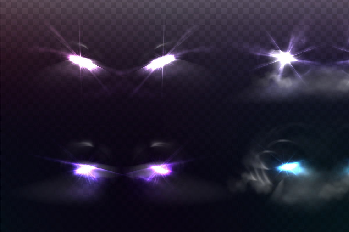Police car lights with LED, an Object Illustration by art PVP - market (Photo 3 of 3)
