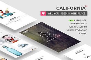 California - All in one HTML5 theme