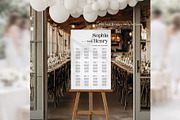 Minimal Seating Chart Canva bd006, a Poster Template by TyphoonStudio (Thumbnail 6 of 10)