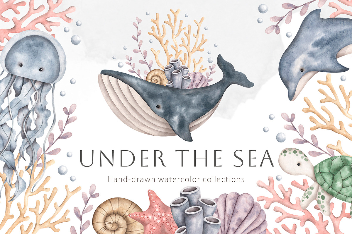 Under the sea, an Illustration by NellyaEgorova (Photo 1 of 13)