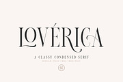 Loverica - Modern Condensed Serif, a Serif Font by Sarid Ezra (Thumbnail 1 of 9)