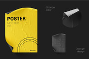 Crumpled Poster Mockup Set, a Print Template by Graphic Bird (Thumbnail 2 of 5)