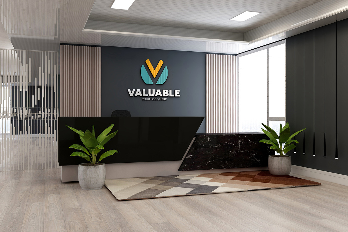 PSD Office Room Company Logo Mockup, a Product Mockup by Ayy (Photo 23 of 23)