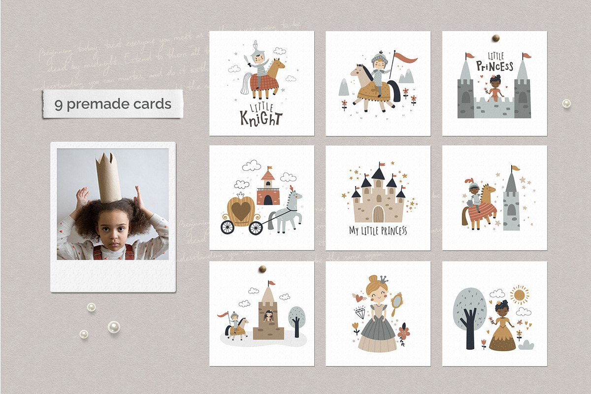 Once upon a time Maps and Clipart, a Person Illustration by Leysan Shayak (Photo 3 of 12)
