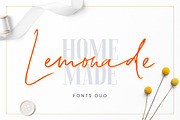 Lemonade Fonts Duo, a Script Font by kavoon (Thumbnail 1 of 20)