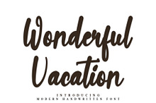 Wonderful Vacation