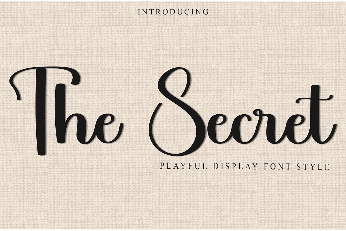 The Secret, a Handwritten Font by FreshTypeINK (Photo 1 of 8)