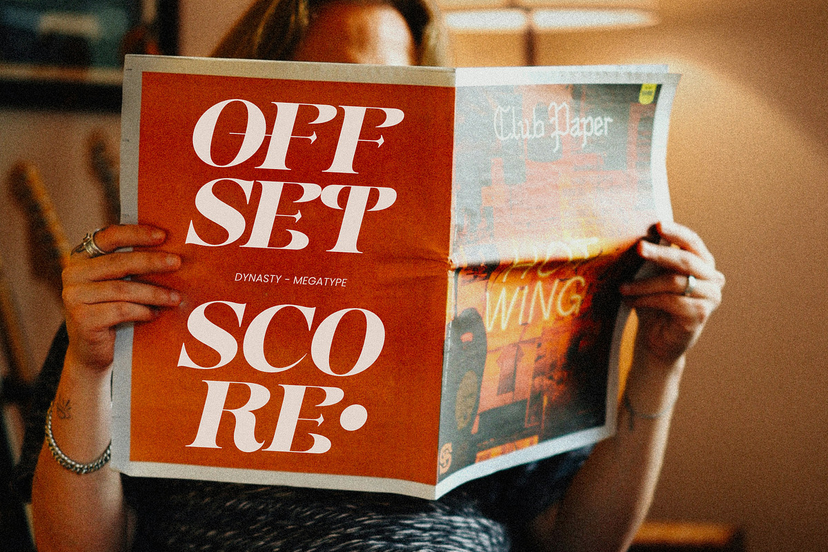 Dynasti Display Font, a Serif Font by Megatype (Photo 5 of 11)