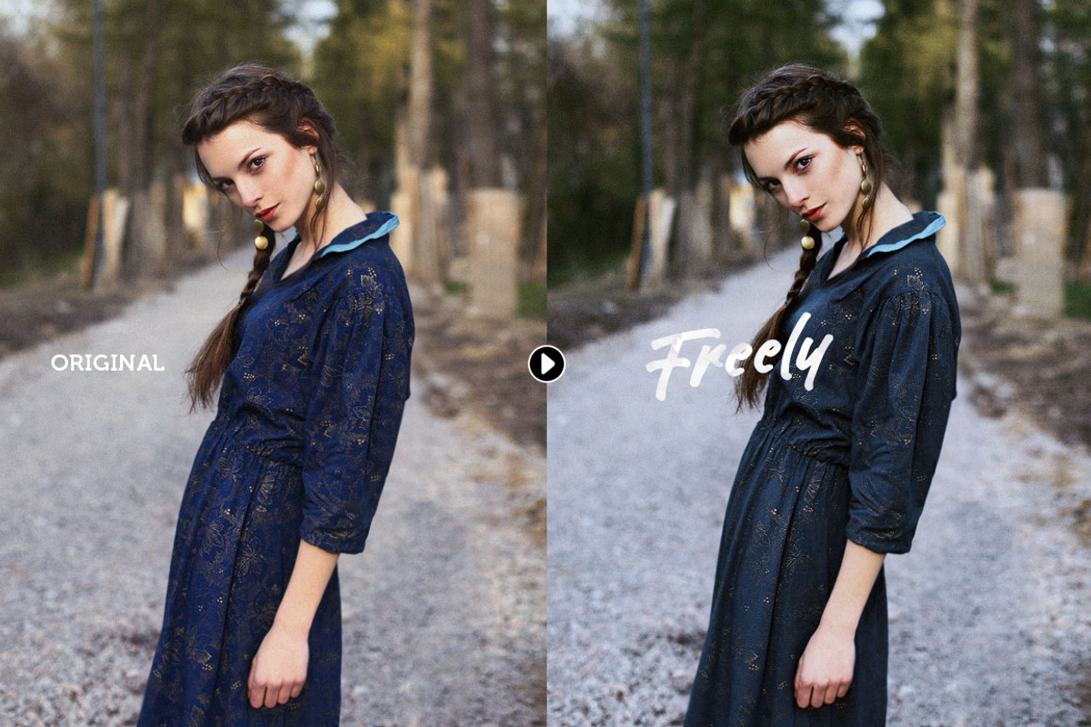 Freely Portrait Photoshop Actions, an Action Add-On by Presetrain Co. (Photo 6 of 7)