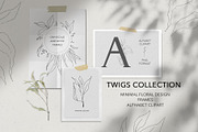 BUNDLE. Line art floral set, an Object Graphic by Vera●Suleimanova (Thumbnail 2 of 13)