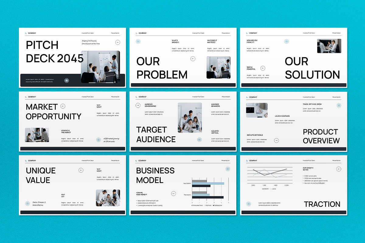 Investor Pitch Deck Google Slide, a Presentation Template by graphicook (Photo 2 of 4)