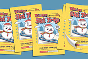 Retro Winter Ski Trip Flyer Template, a Flyer Template by Tiptop Graphic (Thumbnail 4 of 5)