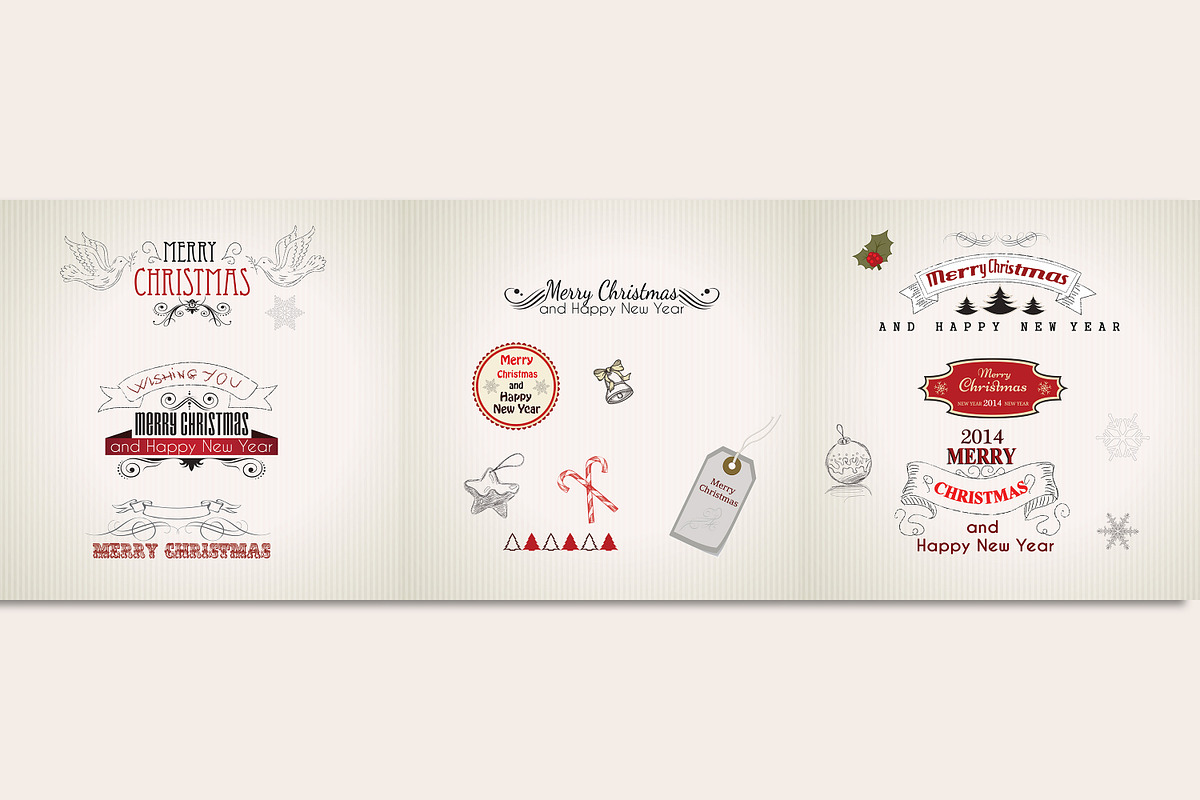 Christmas Tags, a Decorative Illustration by Believe Creatives (Photo 3 of 3)