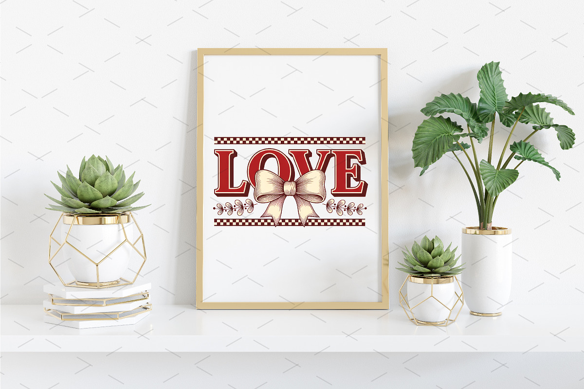 Coquette Valentines Love Design PNG, a Graphic by Libby Wishes (Photo 4 of 7)