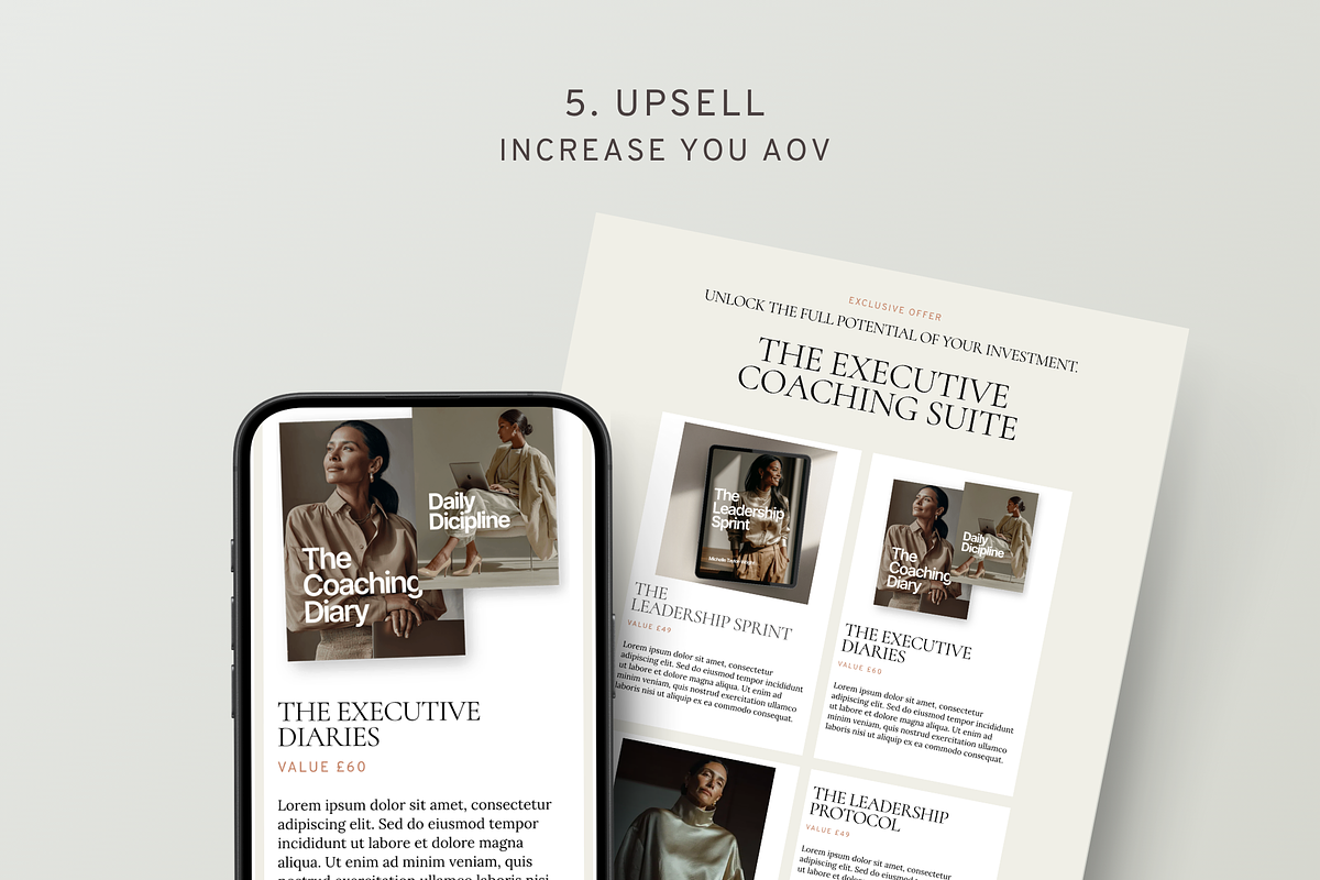 Systeme.io 6 Step Sales Funnel, an UI Kit Template by Alter Edit (Photo 7 of 11)