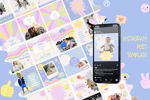 Peace Baby Instagram Template