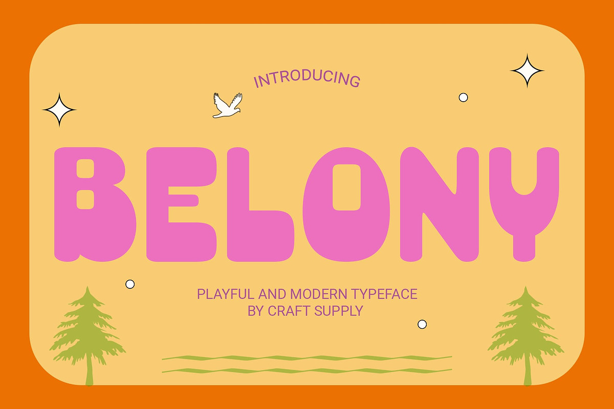 Belony, a Sans Serif Font by Craft Supply Co. (Photo 1 of 8)