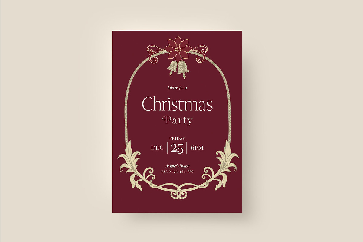 Christmas Card Stationery Set, a Card Template by BrandPacks (Photo 3 of 5)