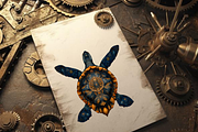 REALISTIC TURTLES CLIPART, an Animal Illustration by Daring Digies (Thumbnail 5 of 7)
