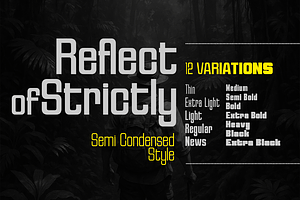 Reflect of Strictly Semi Condensed