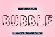 Bubble Outline Decorative font, a Serif Font by MaxArt Foundry (Thumbnail 1 of 5)