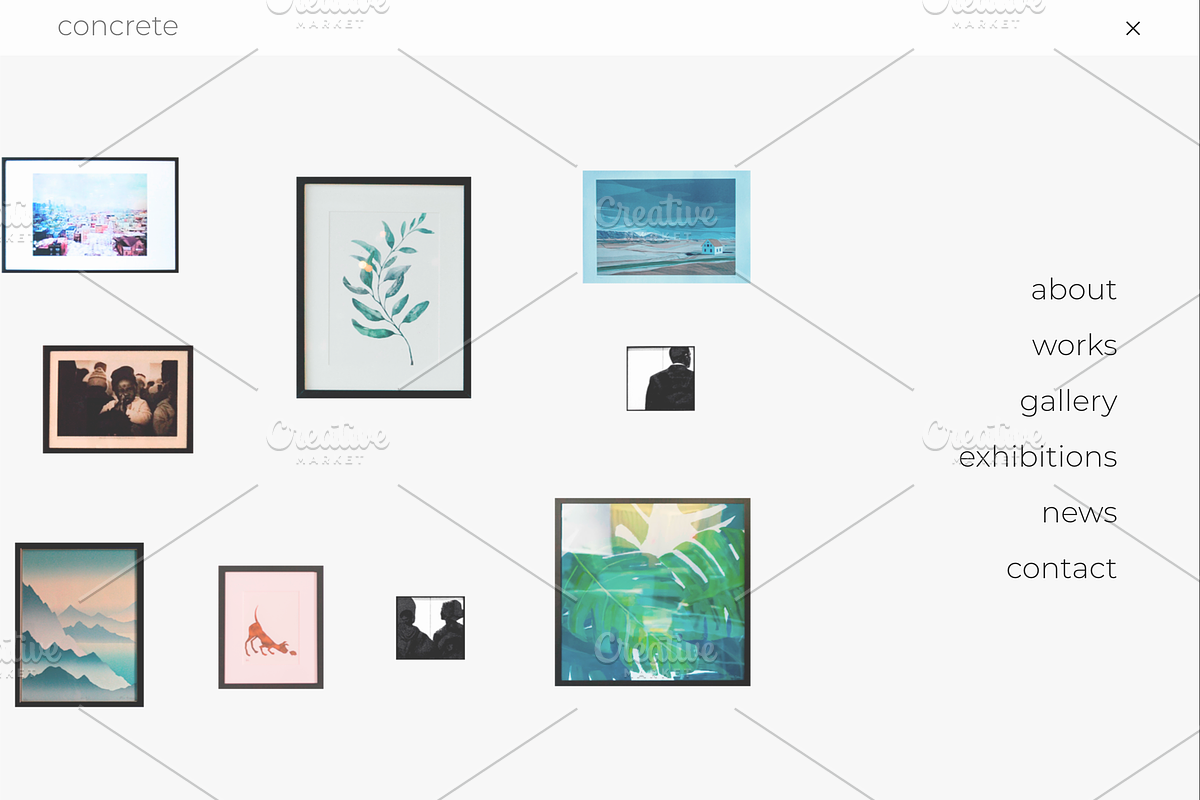 Concrete. Minimalistic HTML Template, a HTML Template by Fastredesign (Photo 7 of 8)