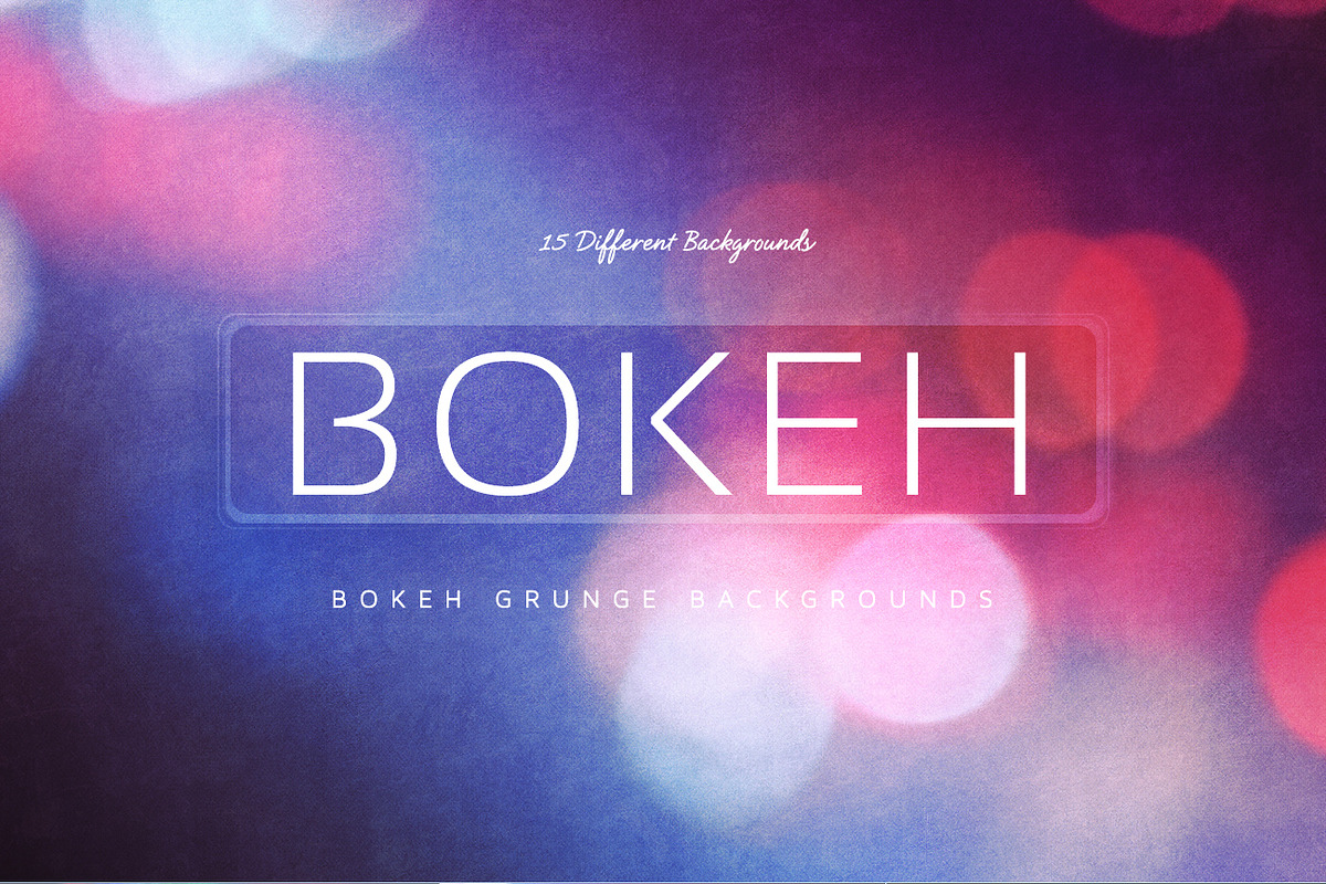 16 Bokeh Grunge Backgrounds V2 preview 6
