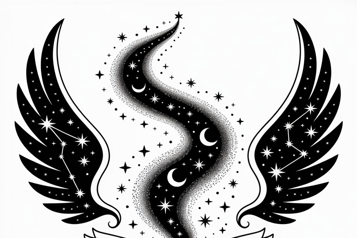 silhouette of a witch’s spellbook, an Illustration by Amazin_art (Photo 19 of 20)