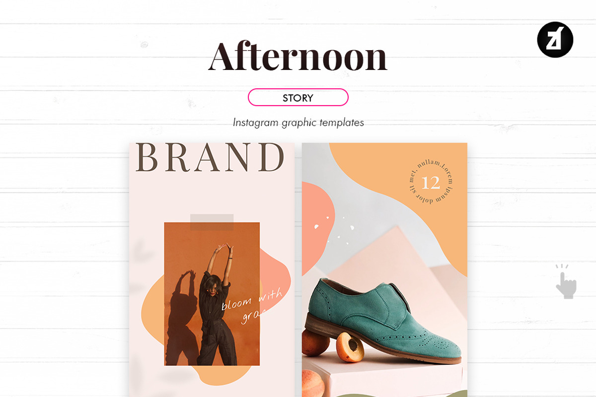 Afternoon social media graphic, a Social Media Template by Chanut is industries (Photo 6 of 11)