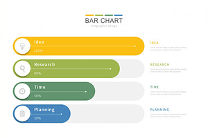 Colorful Bar Chart Infographic