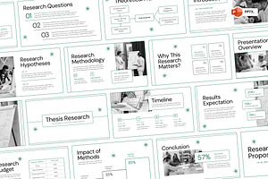 Thesis Research PowerPoint, a Presentation Template by Loin Studio