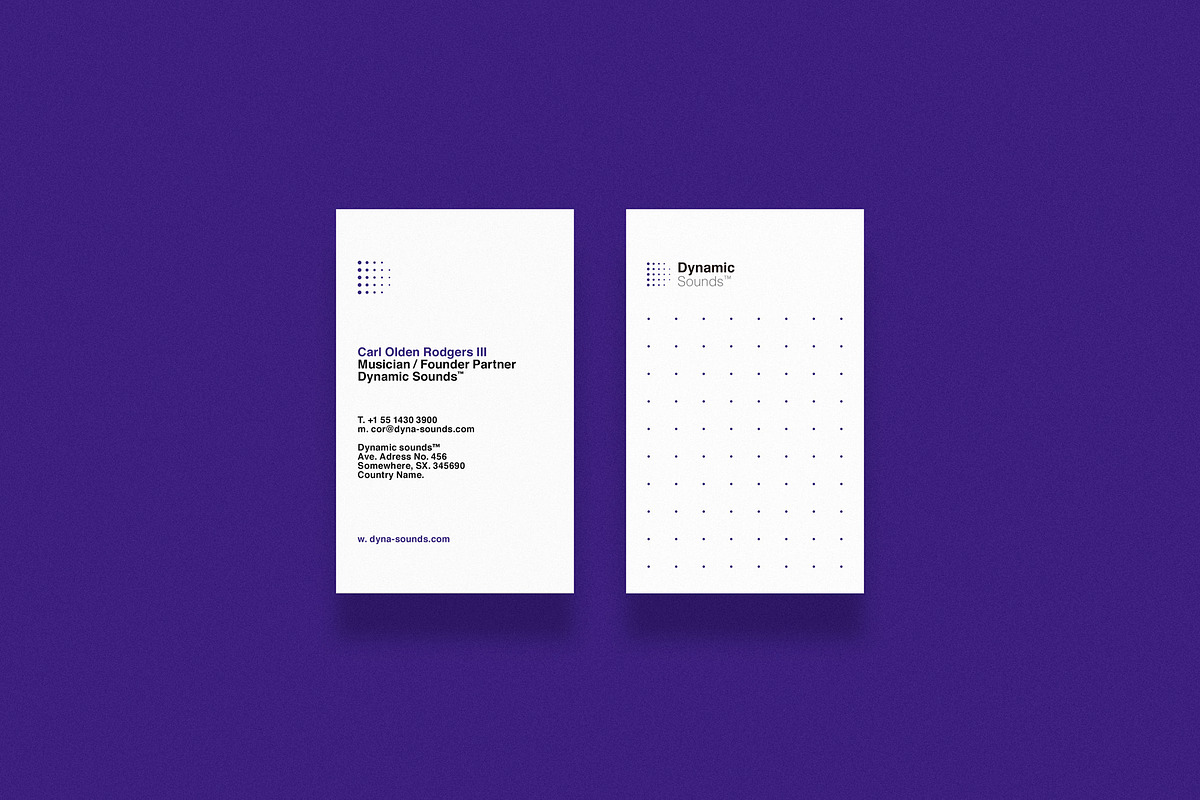 Business cards template: Dynamic S, a Business Card Template by Srg® (Photo 1 of 4)