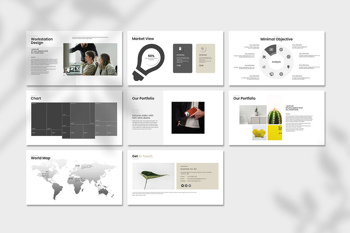 Minimal PowerPoint Template, a Presentation Template by Creative-Work (Photo 5 of 5)