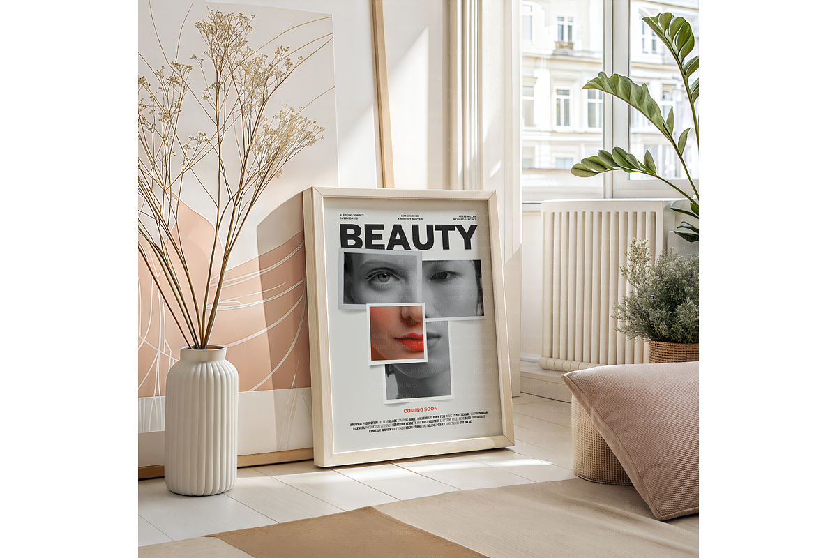 Bright Minimalist Frame Mockup, a Product Mockup by MockupWizard (Photo 4 of 5)