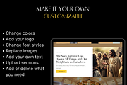 Wix Church Website Template | Custom, a Wix Template by Simple Hyped (Thumbnail 4 of 5)
