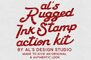 AL's Rugged Ink Stamp Action Kit