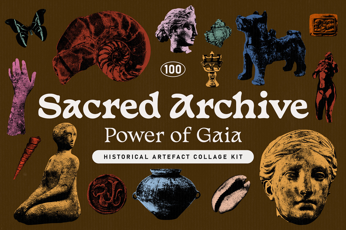 SACRED ARCHIVE Collage Elements, an Object Graphic by angelainthefields (Photo 1 of 11)