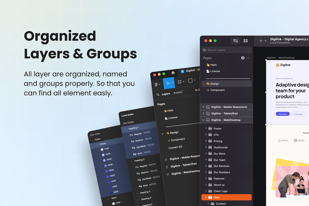 Digilink - Framer Template, a Landing Page Template by Agensip Design Agency (Photo 7 of 8)