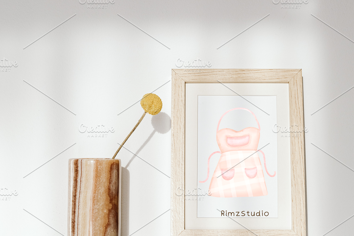 Watercolor BAKERY ELEMENT clipart, a Food Illustration by RimzStudio (Photo 3 of 4)