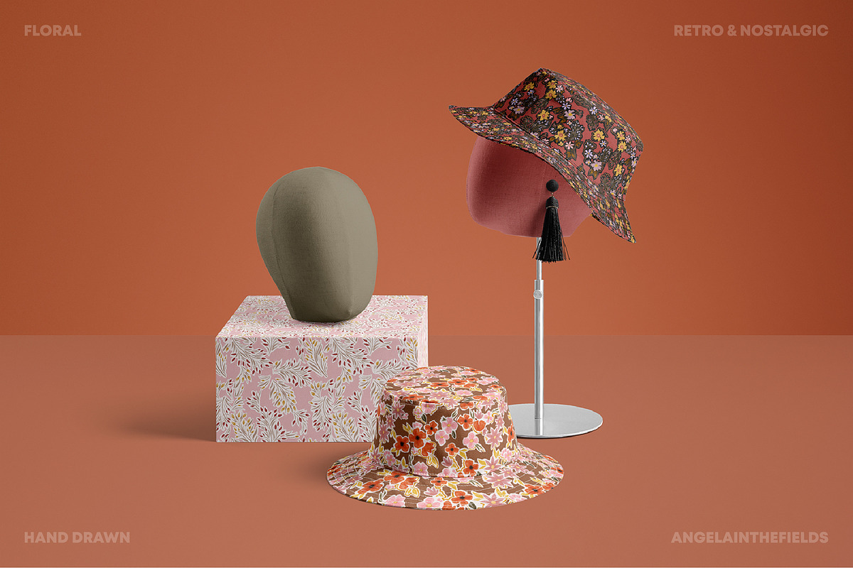 36 Autumn Floral Patterns, a Pattern Graphic by angelainthefields (Photo 4 of 7)