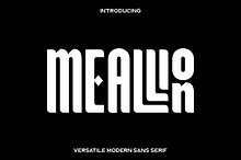 Meallion - Modern Sans Serif