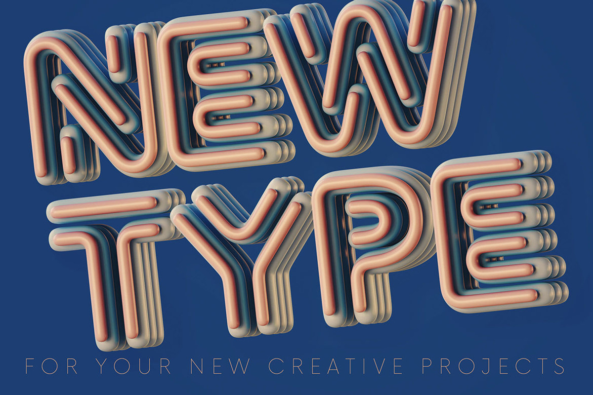 Rounded & Matte - 3D Lettering, a Graphic by MIIM (Photo 5 of 8)