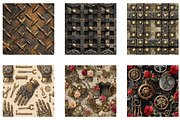 Steampunk Digital Papers, a Pattern Graphic by CreationArt (Thumbnail 6 of 7)