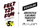 Felt Tip Fun, a Font by IanWing (Thumbnail 2 of 5)